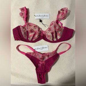 For Love and Lemon Bra & Underwear - Size M